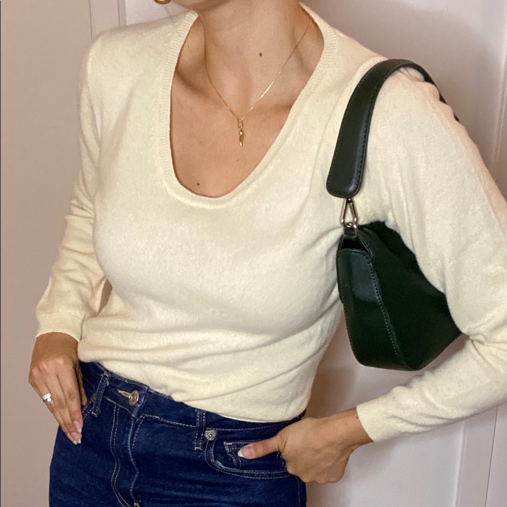 Made in Italy of Benetton- Cream Wool Sweater